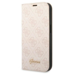 Tagakaaned Guess  Guess GUBKP14XHG4SHP iPhone 14 Pro Max 6.7 "pink / pink book 4G Vintage Gold Logo