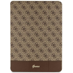 Tagakaaned Guess  Guess 4G Stripe Allover case for iPad Pro 12.9" - brown
