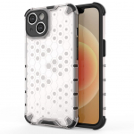 Tagakaaned Hurtel  Honeycomb case for iPhone 14 Plus armored hybrid cover transparent