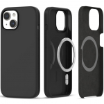 Tagakaaned Tech-Protect  Tech-Protect Silicone MagSafe iPhone 15 Case - Matte Black