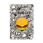 Kaaned iLike Galaxy Tab A9 Plus 11 Tablet Case Design SM-X210/SM-X215/SM-X216 Burger