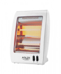 Radiaator Adler  Heater AD 7709 Halogen Heater, 800 W, Number of power levels 2, White