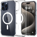 Tagakaaned Spigen  Spigen Ultra Hybrid Mag Case with MagSafe for iPhone 15 Pro Max - White