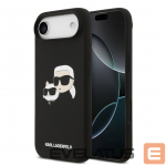 Tagakaaned Karl Lagerfeld Apple iPhone Air Liquid Silicone Double Heads MagSafe Case Black