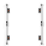 Teleri kinnitus EDBAK  ULS2500 Universal LED System for 2 cabinets 500mm | Black