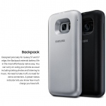 Tagakaaned Samsung Galaxy S7 G930F Back Pack EP-TG930BSE Silver
