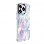Tagakaaned Evelatus Apple iPhone 15 Pro PC+TPU With MagSafe Customized Print Marble Purple