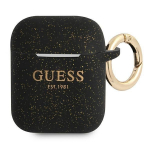 Tagakaaned Guess  Guess GUA2SGGEK AirPods cover black/black Silicone Glitter