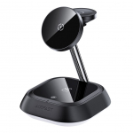 Adaptrid Acefast  3in1 Acefast E16 15W inductive charging station for phone / headphones / watch - black