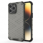 Tagakaaned Hurtel  Honeycomb case for iPhone 14 Pro armored hybrid cover black