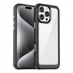 Tagakaaned Hurtel  Outer Space Case with Gel Frame for iPhone 16 Pro - Black