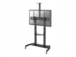 Teleri kinnitus NEOMOUNTS PLASMA-M1950E TV trolley - 60-100" - max 100 kg - manual h 134-166 cm - VESA 200x200-1000x600 - incl. cam/hardware shelf - black
