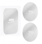 Automaatne hoidja iLike  Magnetic holder plates 3pcs stickers Silver