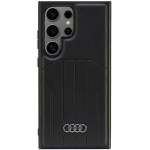 Tagakaaned Audi  Audi Synthetic Leather MagSafe S24 Ultra S928 black/black hardcase AU-TPUPCMS24U-Q5/D1-BK