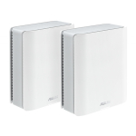 Ruuterid Asus | Tri-band WiFi 7 Smart AiMesh Extendable Router | ZenWiFi BT8 (2pk) | 802.11be | 14000 Mbit/s | Ethernet LAN (RJ-45) ports 4 | Mesh Support Yes | MU-MiMO Yes | 4G/5G | Antenna type Internal | 1