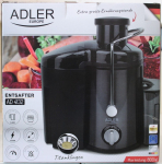 Muud v&auml;ikesed kodumasinad Adler SALE OUT. AD 4132 Juicer, Dark Inox | AD 4132 | Type Juicer maker | Dark Inox | 800 W | Number of speeds 3 | DAMAGED PACKAGING