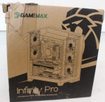 Arvuti korpus gamemax  SALE OUT.  | Case | INFINITY PRO BK | ATX |  Case | INFINITY PRO BK | ATX | DAMAGED PACKAGING AND GLASS. DETACHED AND WARPED GLASS TOP FIXTURE