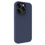 Tagakaaned Evelatus Apple iPhone 15 Pro Max Premium Magsafe Soft Touch Silicone Case Midnight Blue