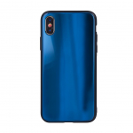 Tagakaaned iLike Apple iPhone XR Aurora Glass case Dark Blue