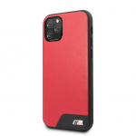 Tagakaaned BMW Apple iPhone 11 Pro Hardcase Smooth PU Leather Red