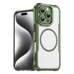 Tagakaaned Hurtel  Leading Series MagSafe Silicone Case for iPhone 16 Pro Max - Green