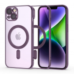 Tagakaaned Tech-Protect  Tech-Protect MagShine Line MagSafe iPhone 14 Case - Purple