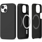 Tagakaaned Tech-Protect  Tech-Protect Silicone MagSafe Case for iPhone 13 / 14 - Black