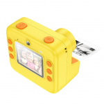 K&otilde;rvaklapid mikrofoniga Hoco  Digital kids camera with printer Hoco 1MP 2,0" HD Ready DV200 yellow