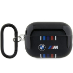 Tagakaaned BMW  BMW BMAP222SWTK AirPods Pro 2 gen cover black/black Multiple Colored Lines