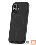 Tagakaaned iLike Apple iPhone 16 Soft Touch Silicone case With Magnetic Black