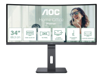 Monitorid AOC  CU34P3CV | 34 " | VA | 21:9 | 100 Hz | 4 ms | 3440 x 1440 pixels | HDMI ports quantity 1