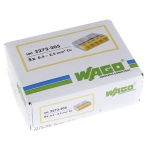 &Uuml;leminek wago  2273-205 PUSH WIRE&reg; Splicing Connector, 5-Conductor, 0.5&ndash;2.5 mm&sup2;, 100 pcs Transparent