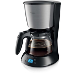 Kohvikeetja Philips  Philips Daily Collection Coffee maker HD7459/20 With glass jug With timer Black & metal 8710103683919