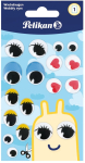 Kontoritarbed Pelikan  Pelikan stickers googly eyes STWA colorful  1 sheet (101653)