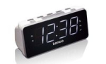 Teine toode iLike  Jaunums! Lenco radio pulkstenis  ar lielu displeju  balts CR-18 White