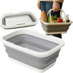 Teine toode strado  Strado Silicone Folding Shopping Basket SSB2  11L / 38x28 / 5x15 XXL gray (5907378742752)