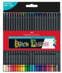 Kontoritarbed faber-castell  FABER-CASTELL Buntstifte Black Edition 24er Kartonetui