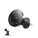 Muud kaubad Joyroom  Joyroom JR-ZS502 MagSafe Compatible Car Holder with Wireless Charger for Air Vent/Dashboard - Black - OUTLET