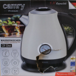 Veekeetja Camry SALE OUT. CR 1344 Electric kettle with a thermometer 1,7L, Cream | SALE OUT. | Kettle with a thermometer | CR 1344 | Electric | 2200 W | 1.7 L | Stainless steel | 360&deg; rotational base | Cream | DAMAGED PACKAGING