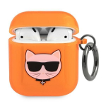 Tagakaaned Karl Lagerfeld  Karl Lagerfeld Choupette case for AirPods 1/2 - orange