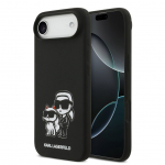 Tagakaaned Karl Lagerfeld Apple iPhone Air Liquid Silicone K&CH Sketch MagSafe Case Black