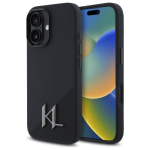Muu telefoni lisavarustus Karl Lagerfeld  Karl Lagerfeld KLHMP16SSCMKMPCK iPhone 16 6.1" black/black hardcase Silicone Shadow Metal Initial MagSafe