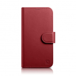 Tagakaaned iCarer  iCarer Wallet Case 2in1 Cover iPhone 14 Plus Anti-RFID Leather Flip Cover Red (WMI14220727-RD)