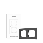 Nutikas seade AQARA  SMART SWITCH FRAME H2 (2-GANG)/GRAY FE-X01D-G