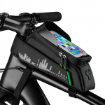 Jalgratta tarvik Rockbros  Rockbros 029-1BK bicycle bag for frame with phone cover - black