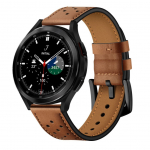 Rihm Tech-Protect Tech-Protect Leather Strap for Samsung Galaxy Watch 4 / 5 / 5 Pro / 6 / 7 / FE - Brown