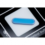 Tagakaaned OEM  Camera Control active button fit for IPHONE 16 series case Drop Glue / Clear Mag Cover blue