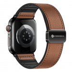 Rihm Forcell  Strap to Apple Watch Forcell F-Design FA21 magnetic eco-friendly leather 38 / 40 / 41 mm brown