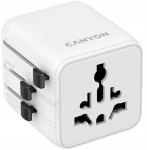 Arvutid ja tahvelarvutid Canyon CANYON Travel Adapter OnTour One EU/UK/US/AUS White 5291485019310