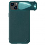 Tagakaaned Nillkin  Nillkin CamShield Leather S Case iPhone 14 Plus case cover with camera cover green
